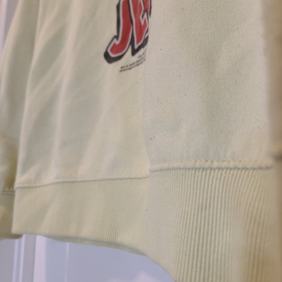 Tom and Jerry Crewneck Pullover Sweatshirt  - Women's Large - Yellow - Vintage - Picture 7 of 11